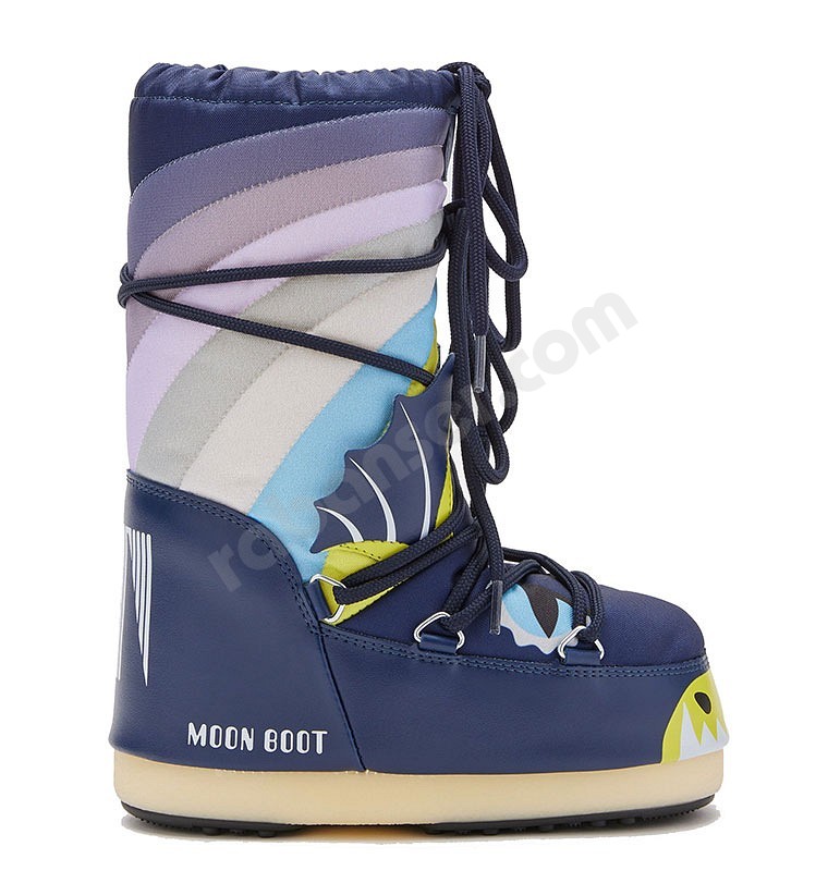 Moon Boot® Classic Icon Dragon blue multicolor