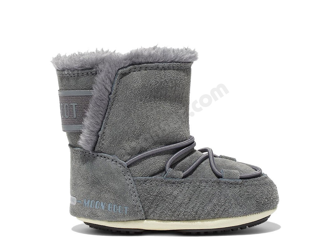 Moon Boot® Crib Suede grigio scuro