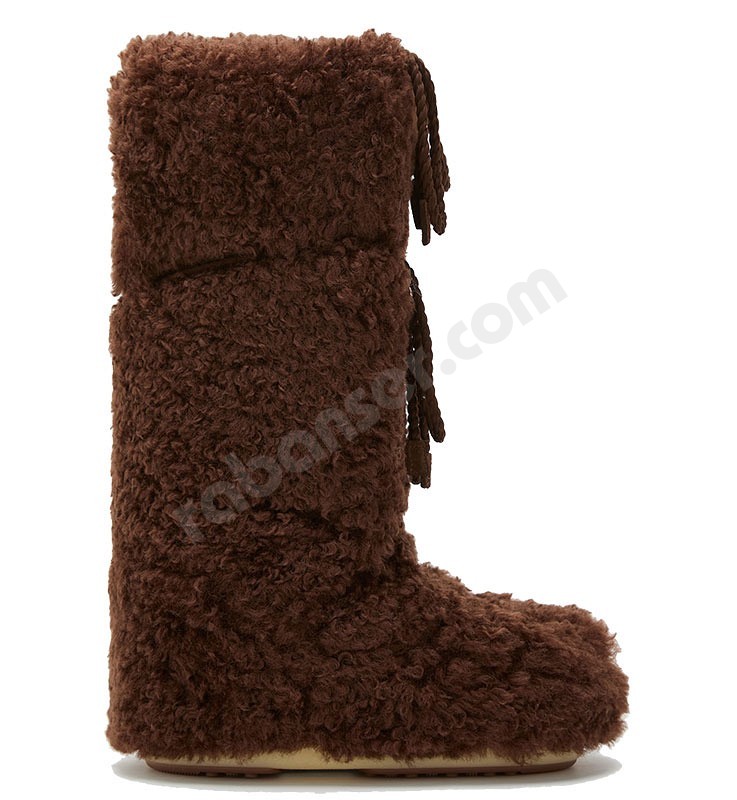 Moon Boot® Icon Curly Extra dunkelbraun