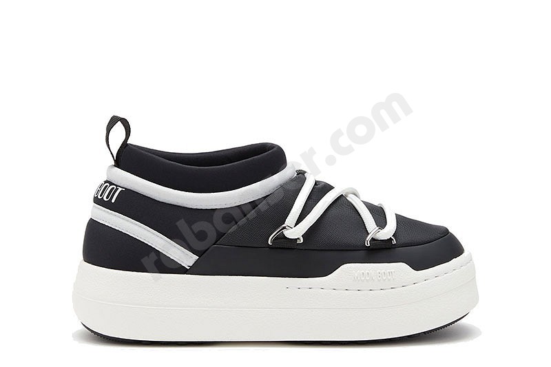 Moon Boot® Junior Park Sneaker nero bianco