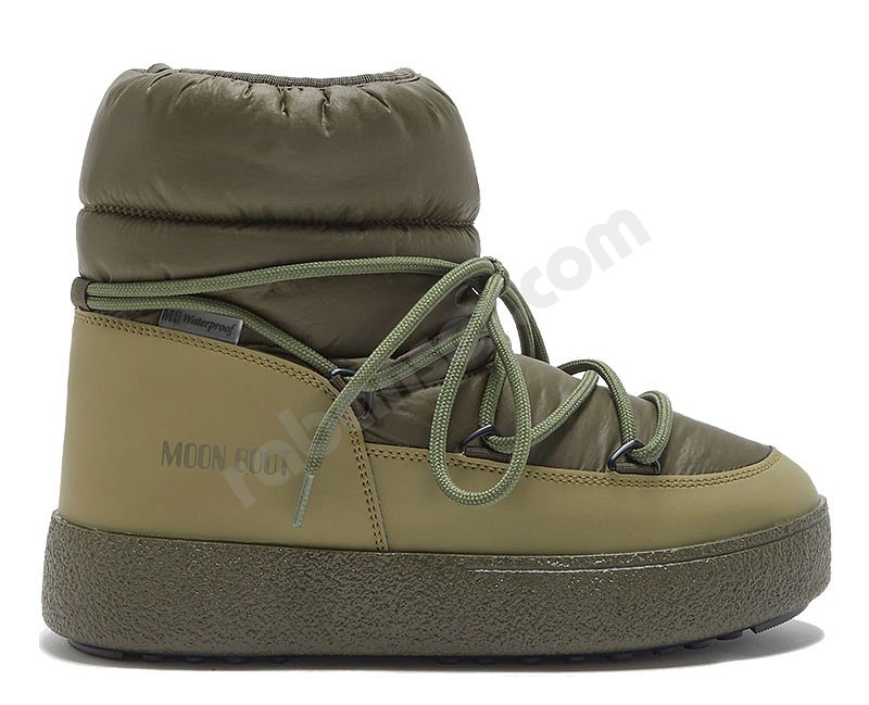 Moon Boot® LTrack Low Nylon WP khaki grün