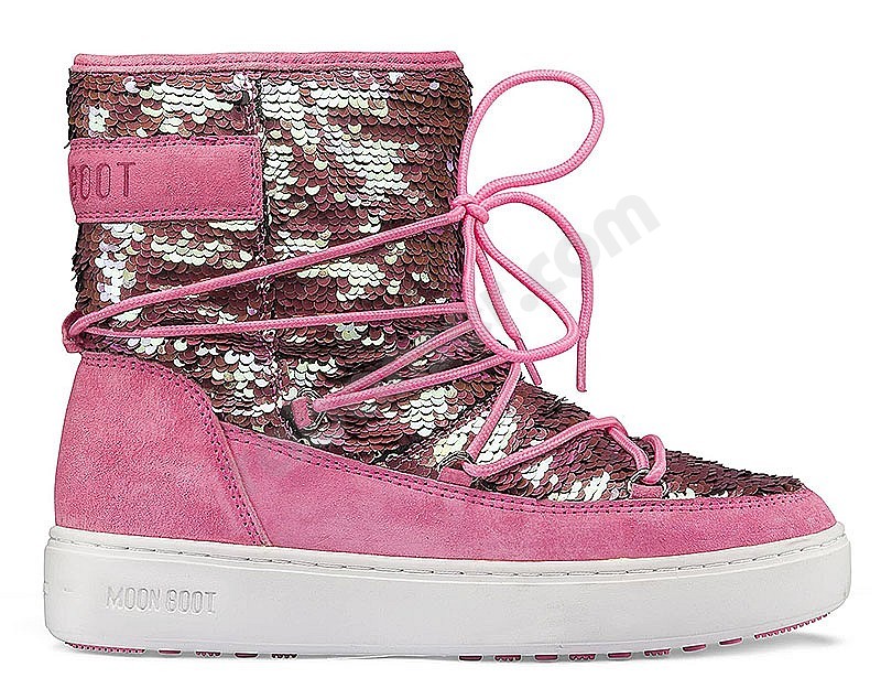 sequin moon boots