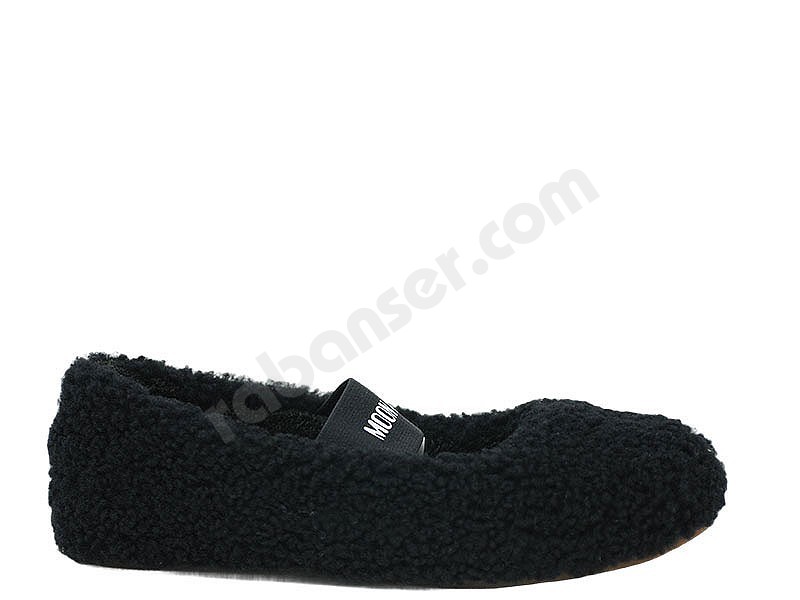 Moon Boot® Shearling Ballerina black