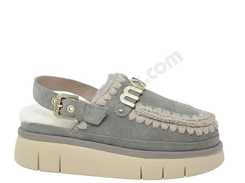 MOU Bounce Clog back strap characoal grey