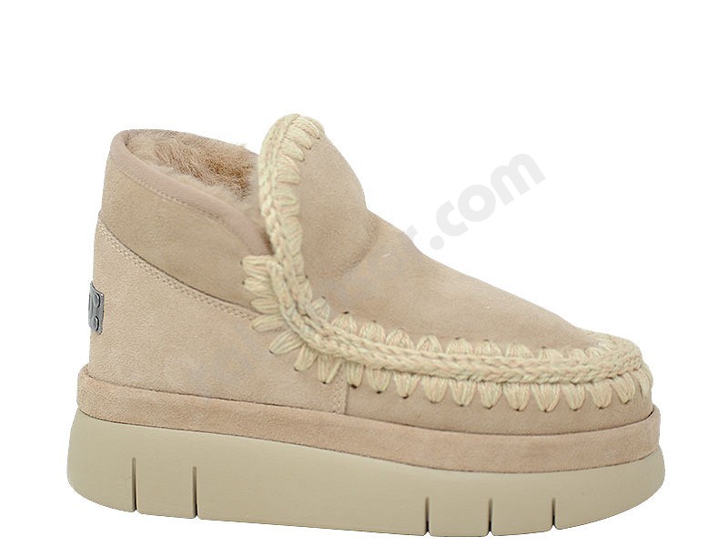 MOU Bounce Welt Sneaker Suede camel