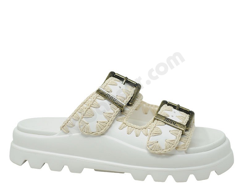 MOU Eva One Pice Two Buckle white