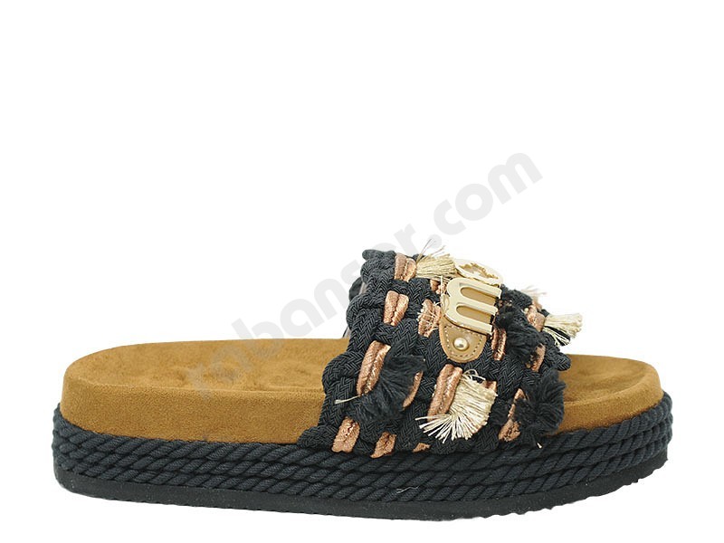 MOU Monoband Rope SandalFring black