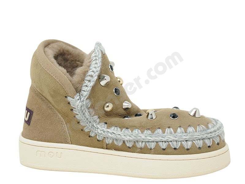 MOU New Eskimo Studs Stones dark stone braun