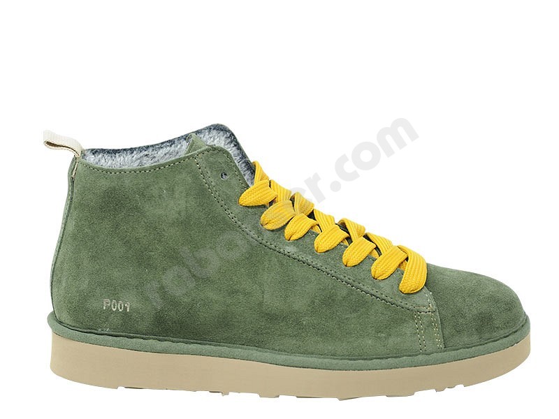 Panchic Polacco Uomo P01 Pelo military grün gelb