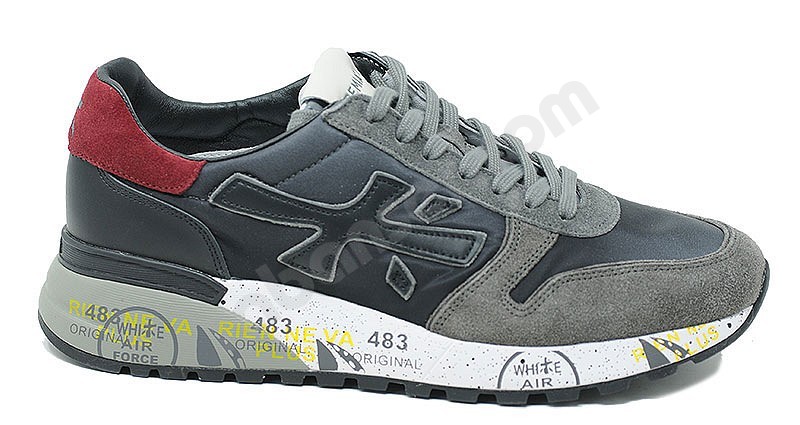 Premiata Mick schwarz grau var 6420