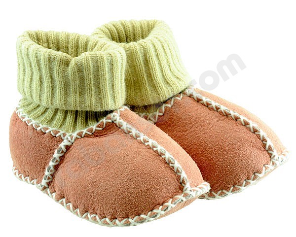 Rabanser Baby Lammfellschuhe rose