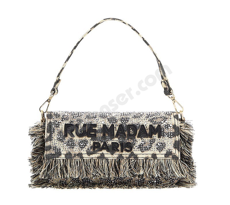 Rue Madam Paris Casablanca Shoulder Bag leopard amphora
