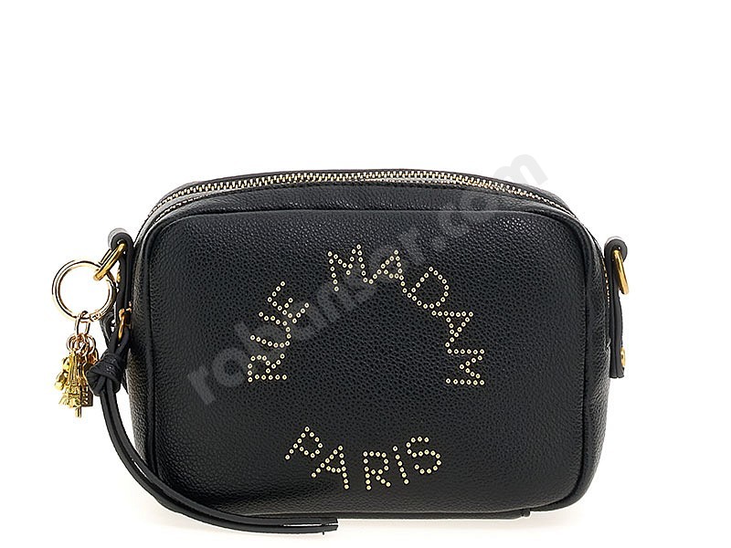Rue Madam Paris La Camera Shoulder Bag nero
