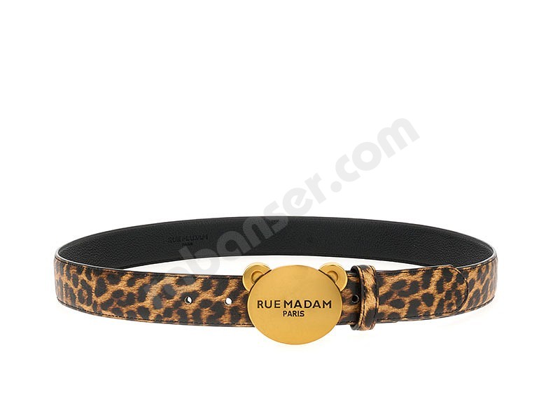 Rue Madam Paris Marvin Belt leopard