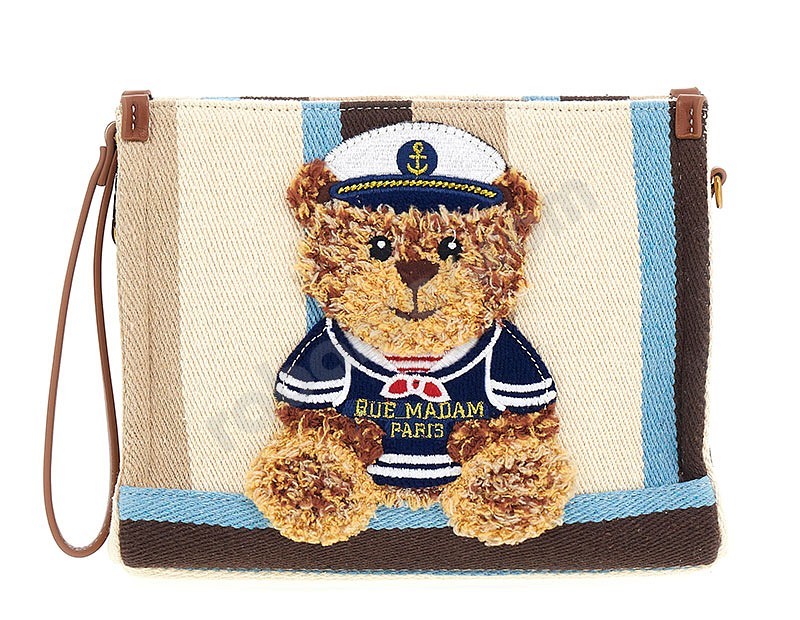 Rue Madam Paris Marvin Clutch Summer multi marrone