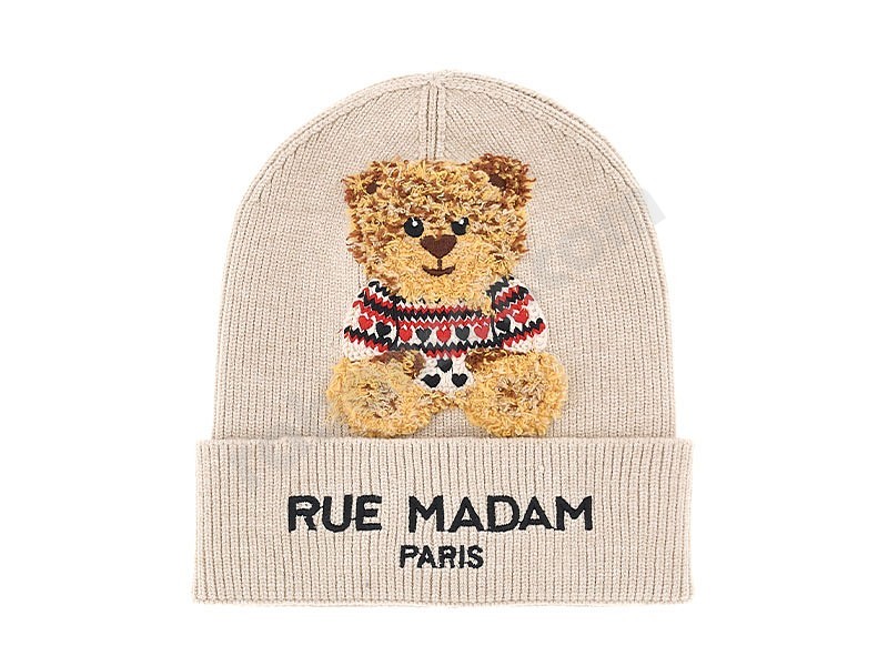 Rue Madam Paris Marvin Love Beanie beige