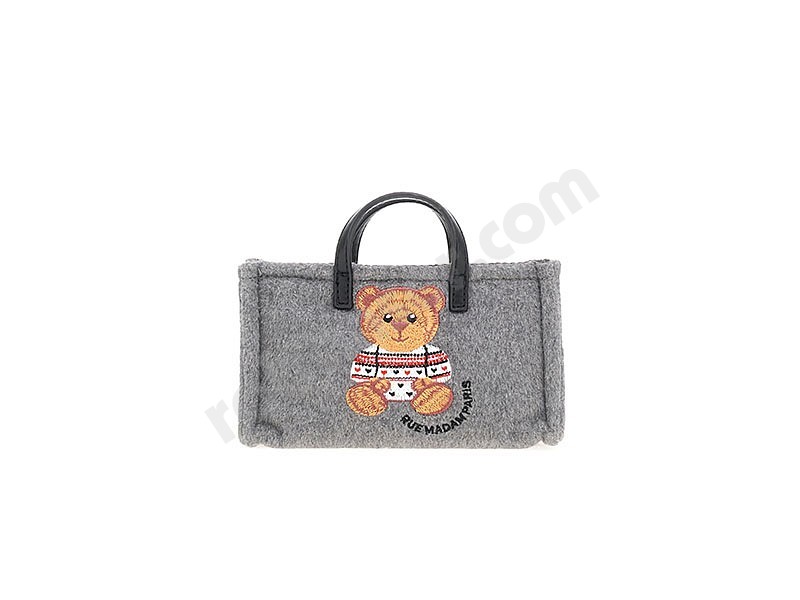 Rue Madam Paris Marvin Love Micro Bag grey