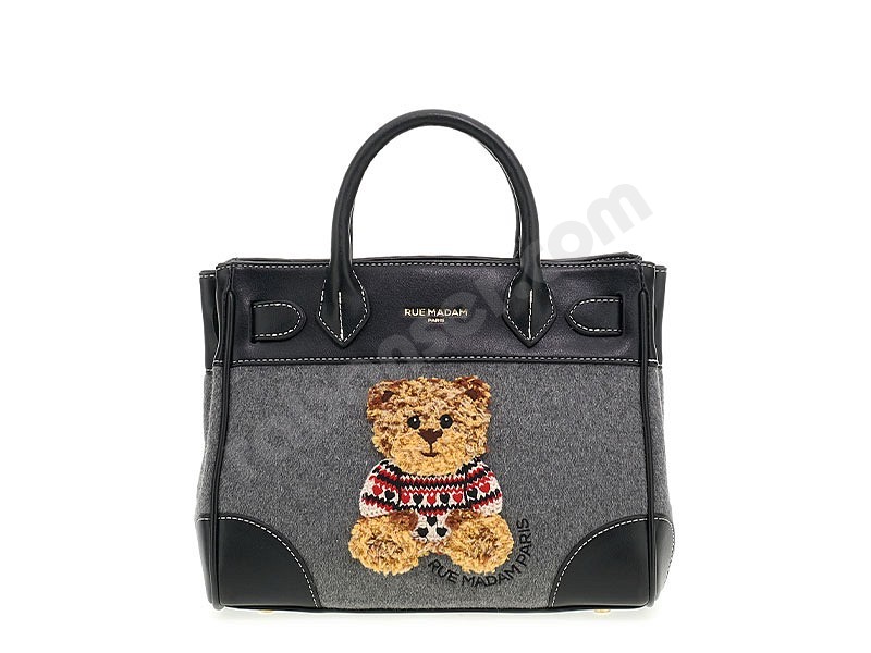 Rue Madam Paris Marvin Love Mini Tote grigio