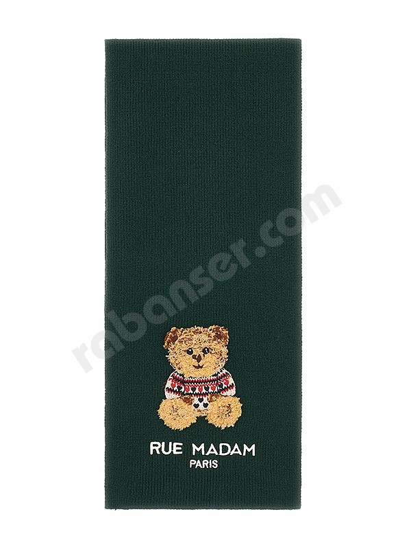 Rue Madam Paris Marvin Love Scarf forest