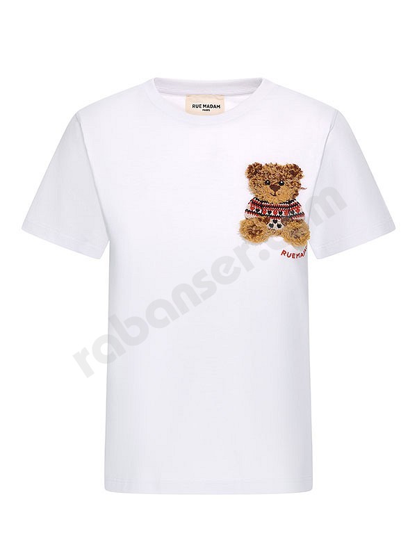 Rue Madam Paris Marvin Love T Shirt weiss
