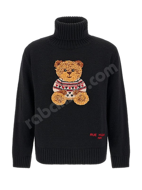 Rue Madam Paris Marvin Love Turtleneck black