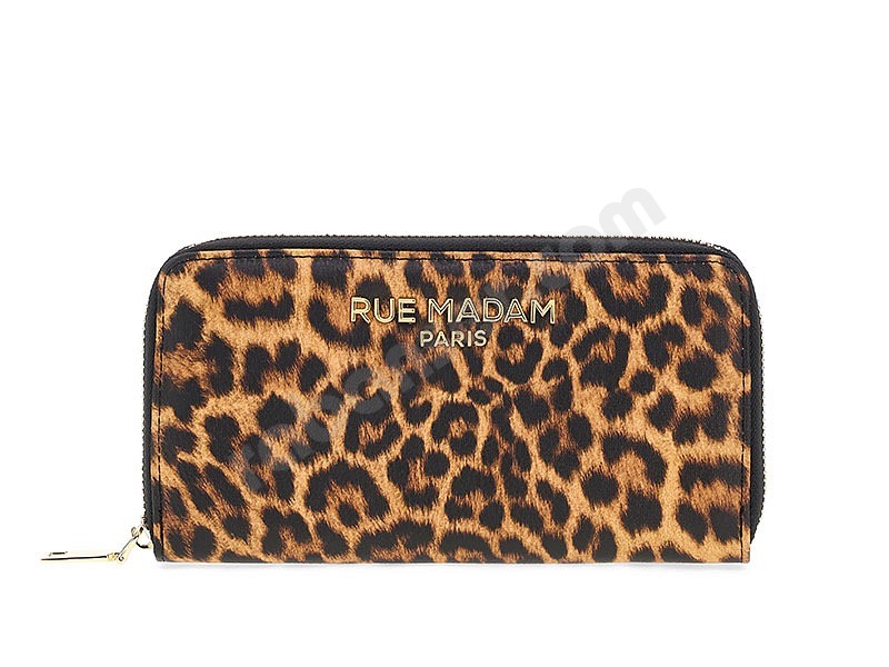 Rue Madam Paris Sauvage Wallet XL leopard