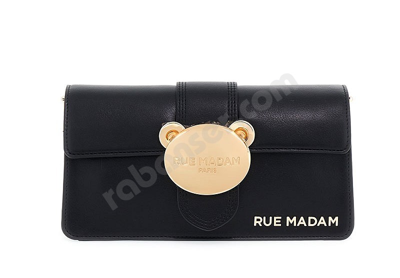 Rue Madam Paris Teddy It Bag Soft nero