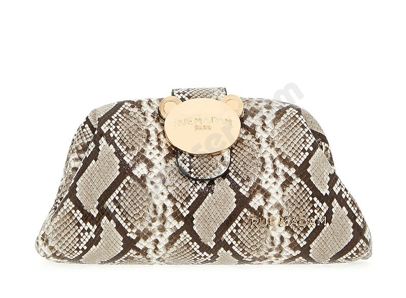 Rue Madam Paris The Pouch Exotique Clutch roccia