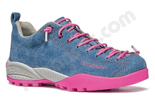 Scarpa Mojito Kid denim blu fuxia