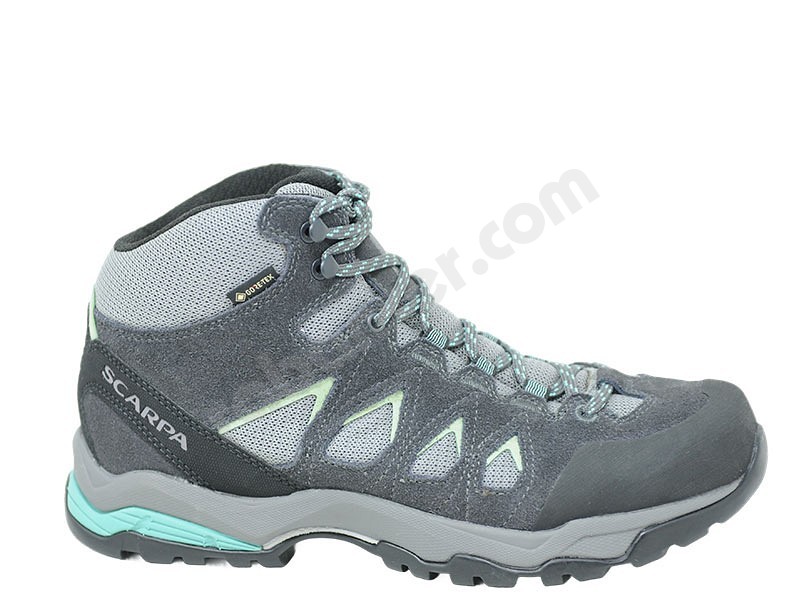 Scarpa Moraine Mid GTX gray lagoon green