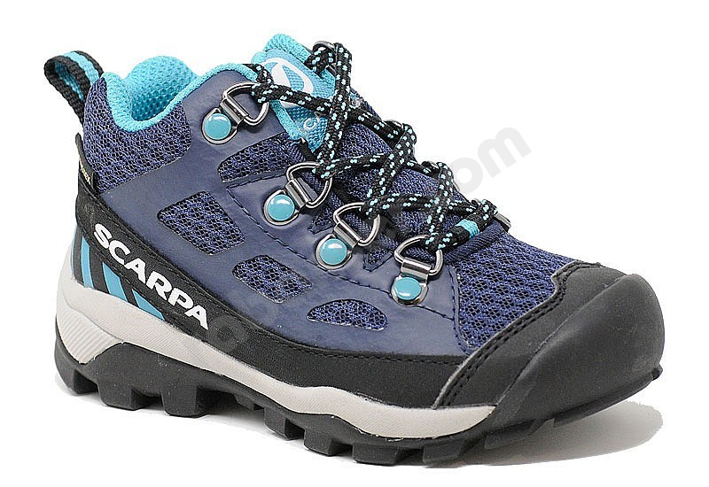 Scarpa Neutron Mid Kid GTX blue turquoise
