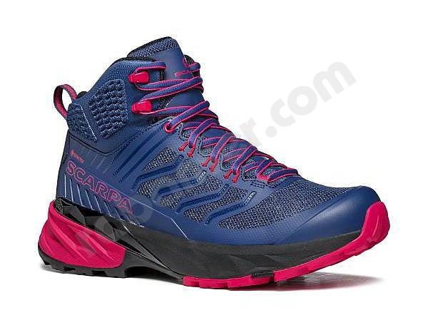 Scarpa Rush Kid Mid GTX blue fuxia