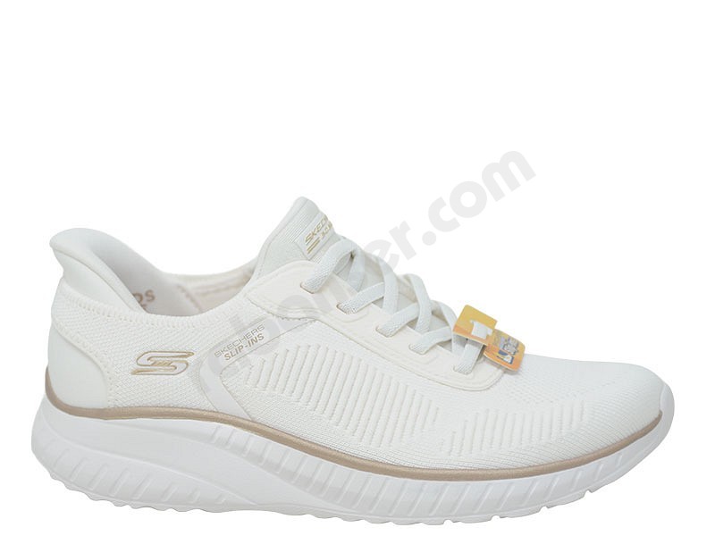 Skechers 117497 Bobs Squad Chaos bianco oro