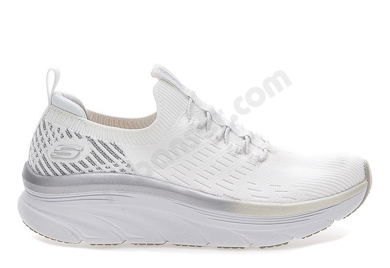 Skechers 149366 D Lux Walker bianco argento