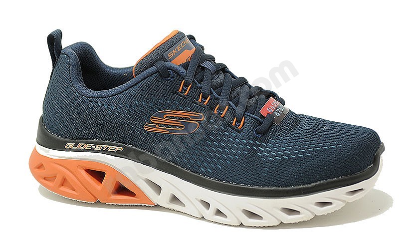 Skechers 232270 Glide Step Sport navy blu arancione