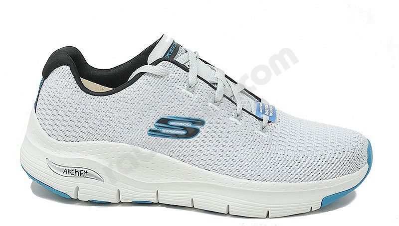 Skechers 232601 Arch Fit Takar white blue