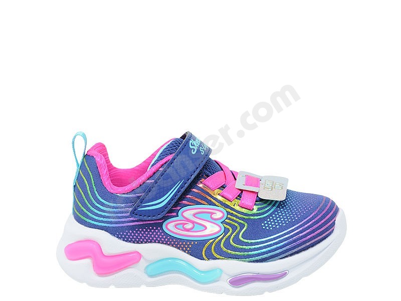 Skechers 302338 Wavy Beams Kid navy blau fuxia multi