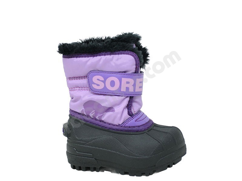 Sorel Toddlers Snow Commander gumdrop purple viola