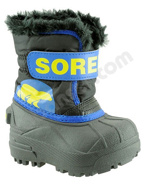 Sorel Toddlers Snow Commander black super blue