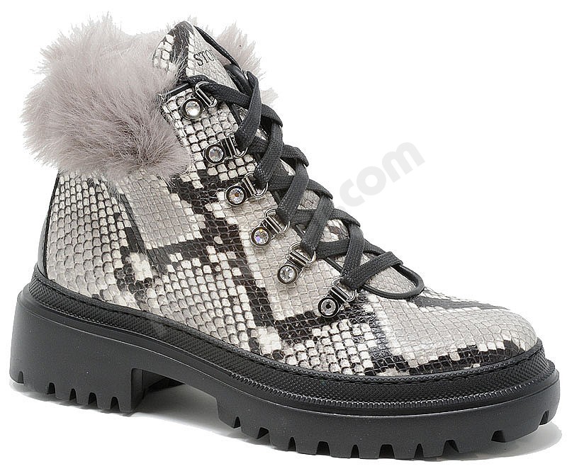 Sneakers STOKTON - 756-D-SS20-UP Vitello Bianco/Elastico Blu/O - Sneakers -  Low shoes - Women's shoes | efootwear.eu