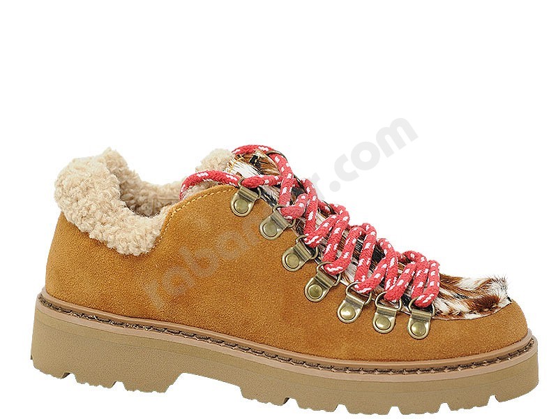 Stokton Loryn D 001 suede cow tan