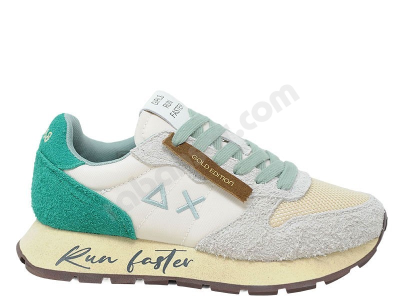 Sun 68 Ally Vintage white cream green