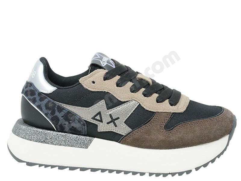 Sun 68 Big Stargirl Mix Material schwarz braun dunkel braun