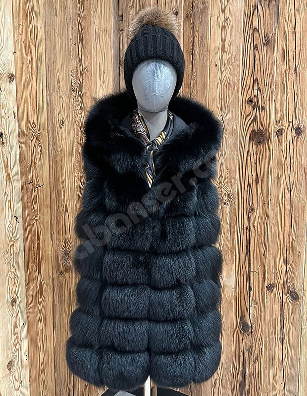 Suprema Gilet Fox Medio nero