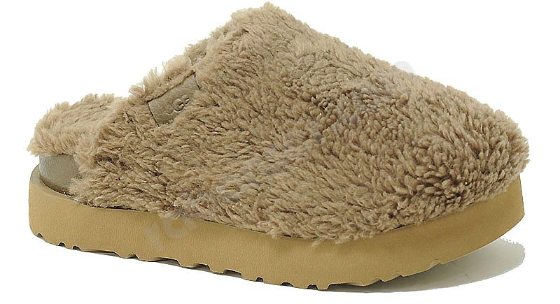 UGG® Fuzz Sugar Slide tortora hickory