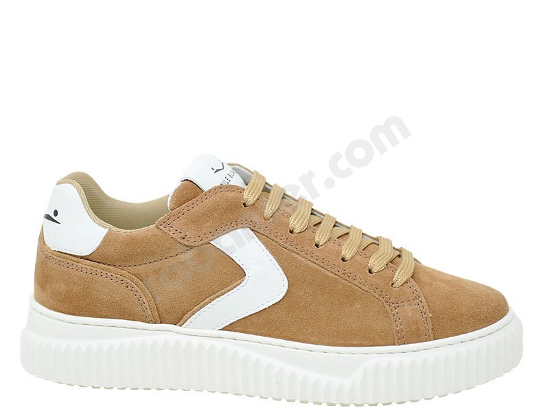 Voile Blanche Lipari Suede Calf brown white suede