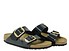 Birkenstock Arizona Big Buckle lack schwarz gold Seite