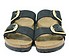 Birkenstock Arizona Big Buckle nero nubuck pelle Davanti