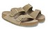 Birkenstock Arizona Plantare Morbido verblasstes khaki wildleder Seite