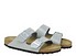 Birkenstock Arizona shiny glitter silver Side